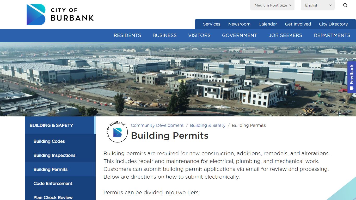 Building Permits - Community Development - City of Burbank